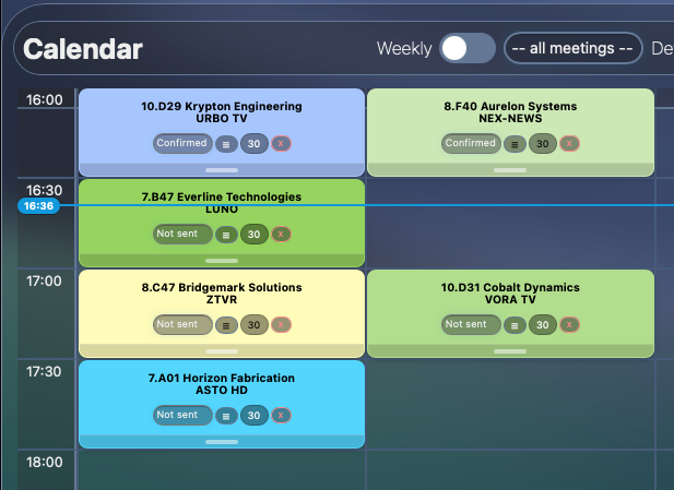 Timeline GUI